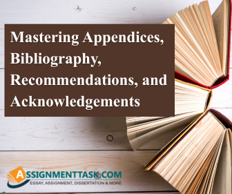 Mastering Appendices, Bibliography, Recommendations and Acknowledgements: A Complete Student Guide